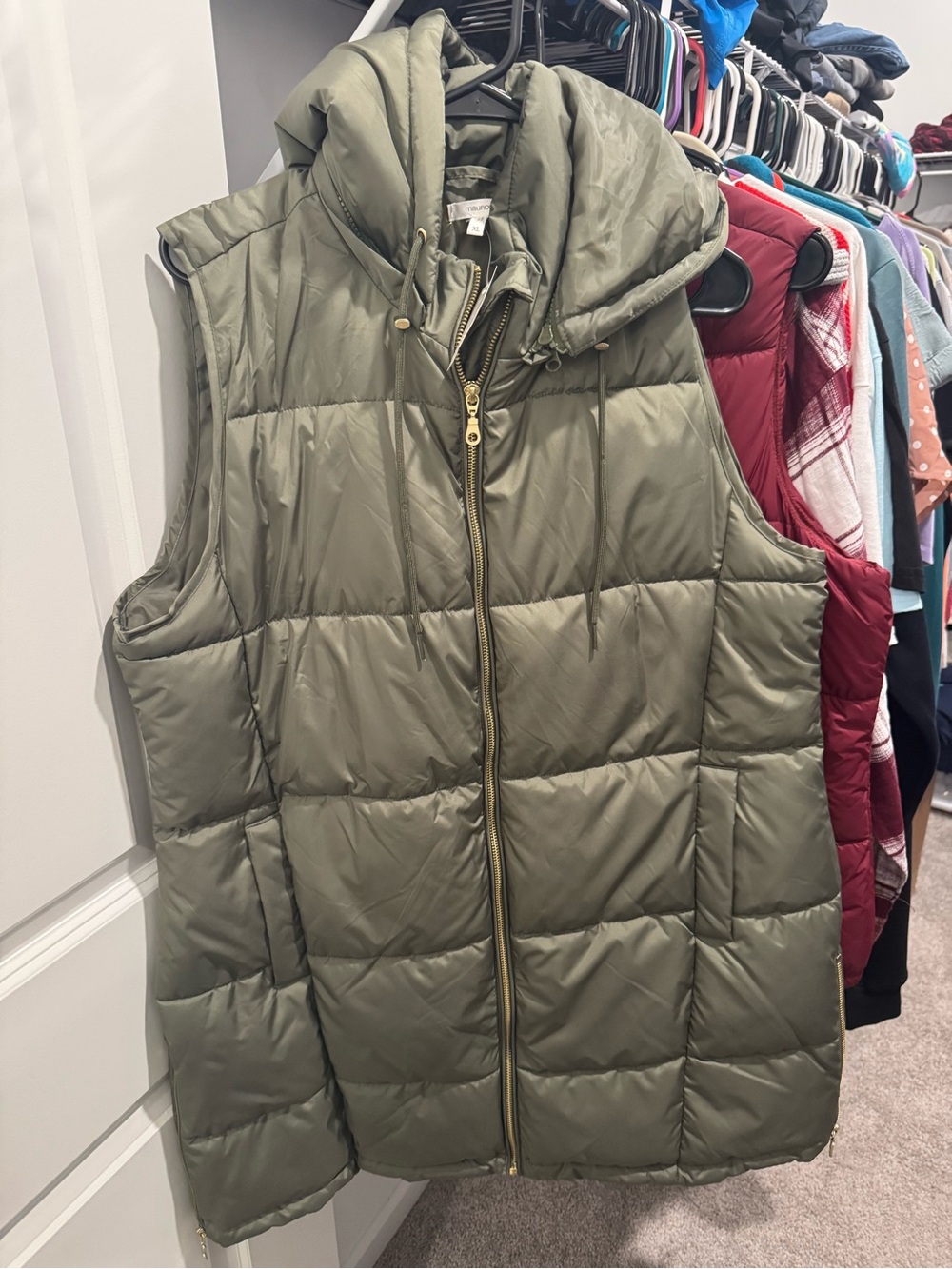 Maurice's women's Puffer long vest